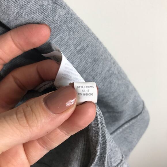 J.Crew Sweatshirt Cardigan Sweater Blazer Jacket Coat Lounge Academia Gray Small - Picture 5 of 6